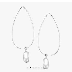 Silpada wire drop earrings